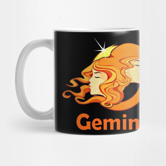 Gemini zodiac sign by tonkashirts